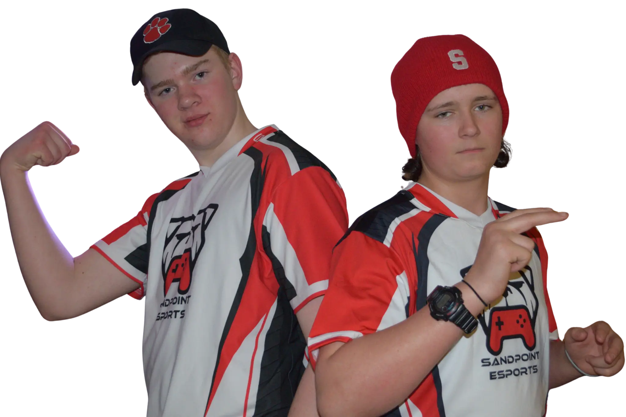 Featured player: Two players in fight poses